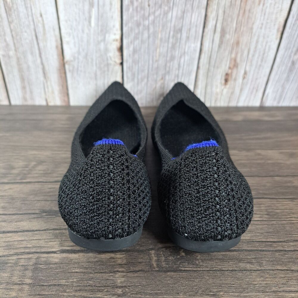 Rothy's The Point Black Honeycomb Ballet Flats Women's Sz 10 (Retired) - Picture 4 of 12